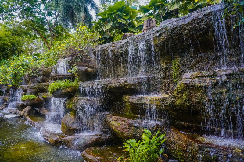 Garden Waterfall Installation in Honolulu, HI
