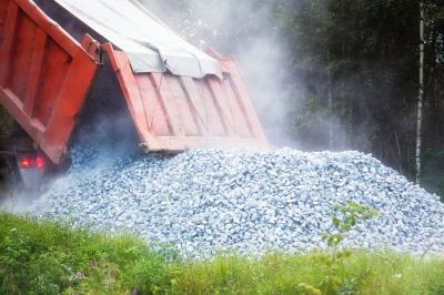 Pea Gravel Delivery